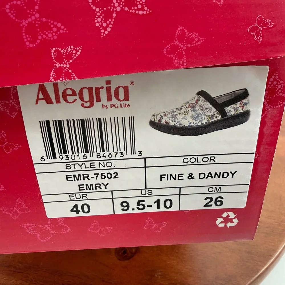 Alegria features eu shoes