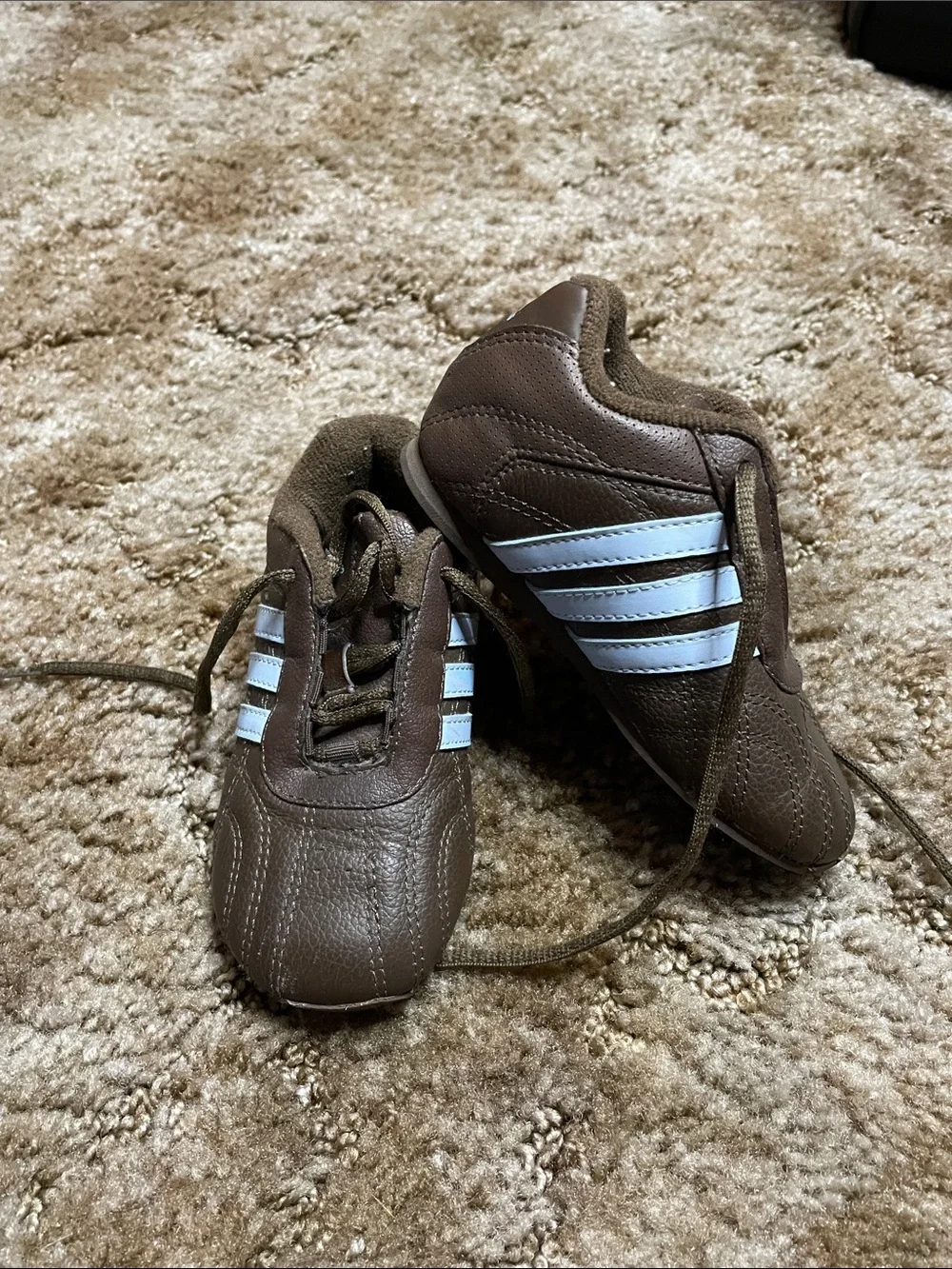 Adidas Vintage 2008 Youth Kids Brown‎ Tennis Shoe Size 6K
