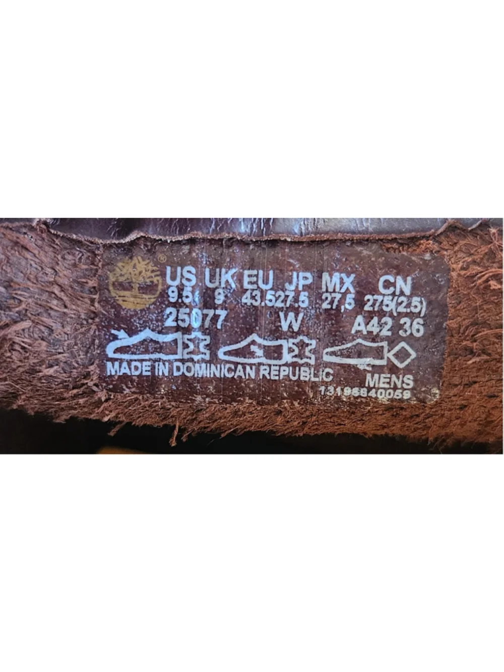 Timberland euc description
