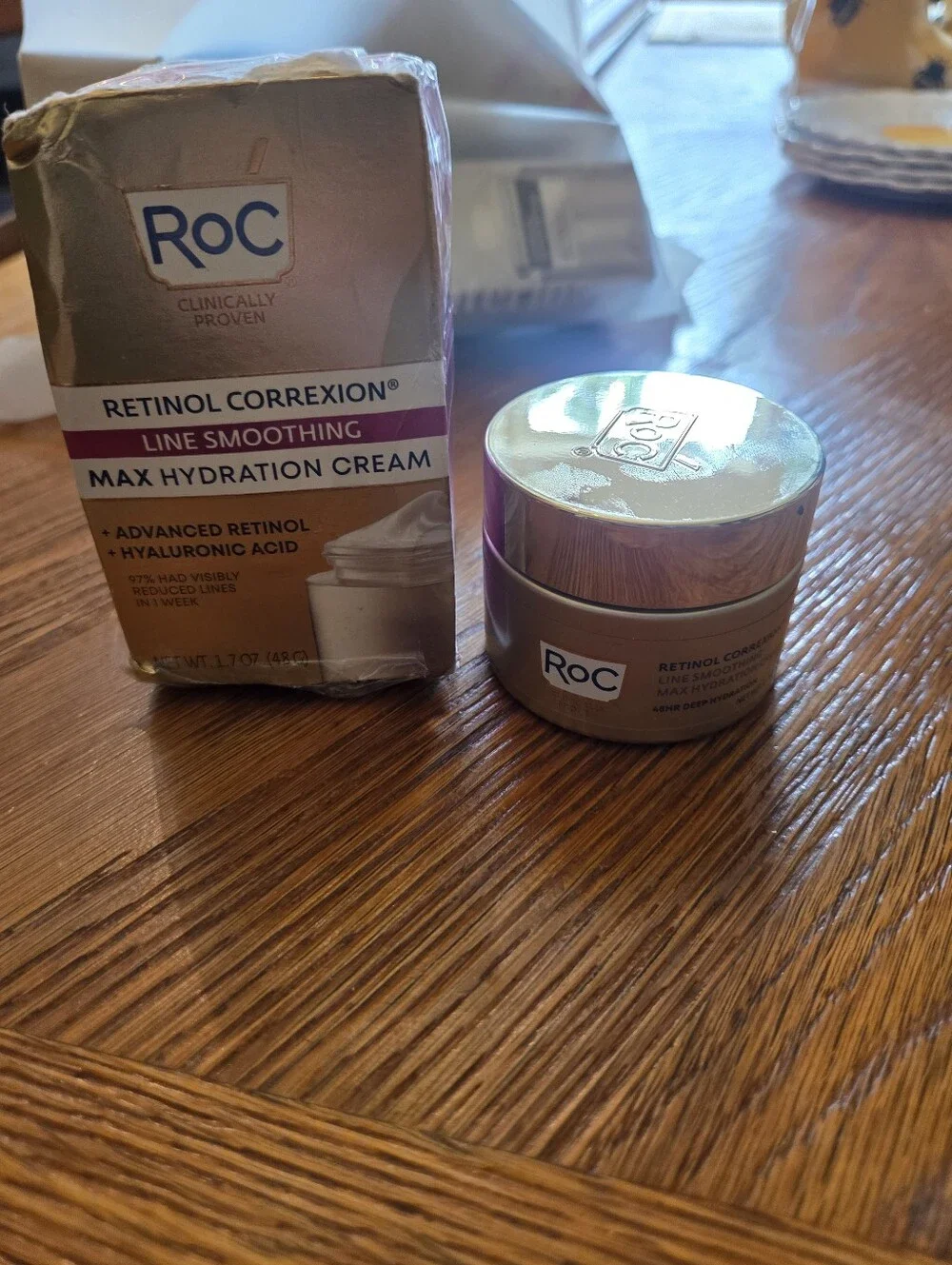 RoC Retinol Correxion Line Smoothing Max Hydration Cream 3.4 oz 100ml