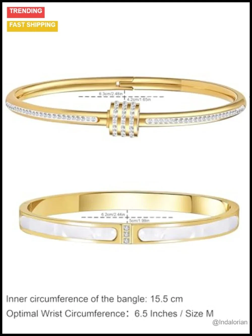 N/A gold bangle