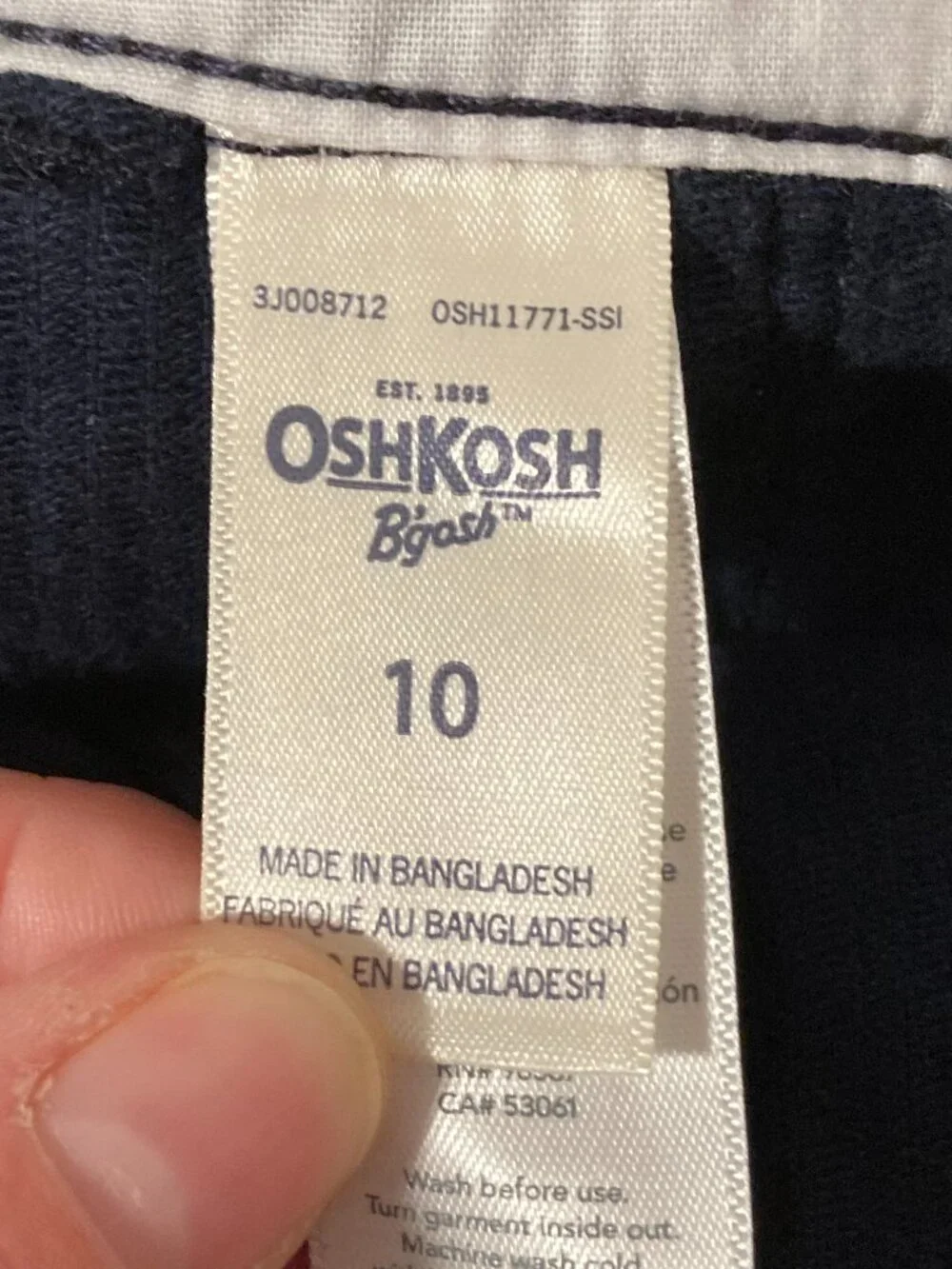 OshKosh Bgosh navy overall