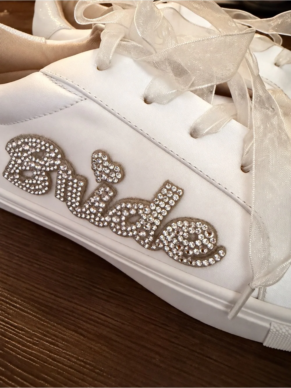 Betsey Johnson white leather
