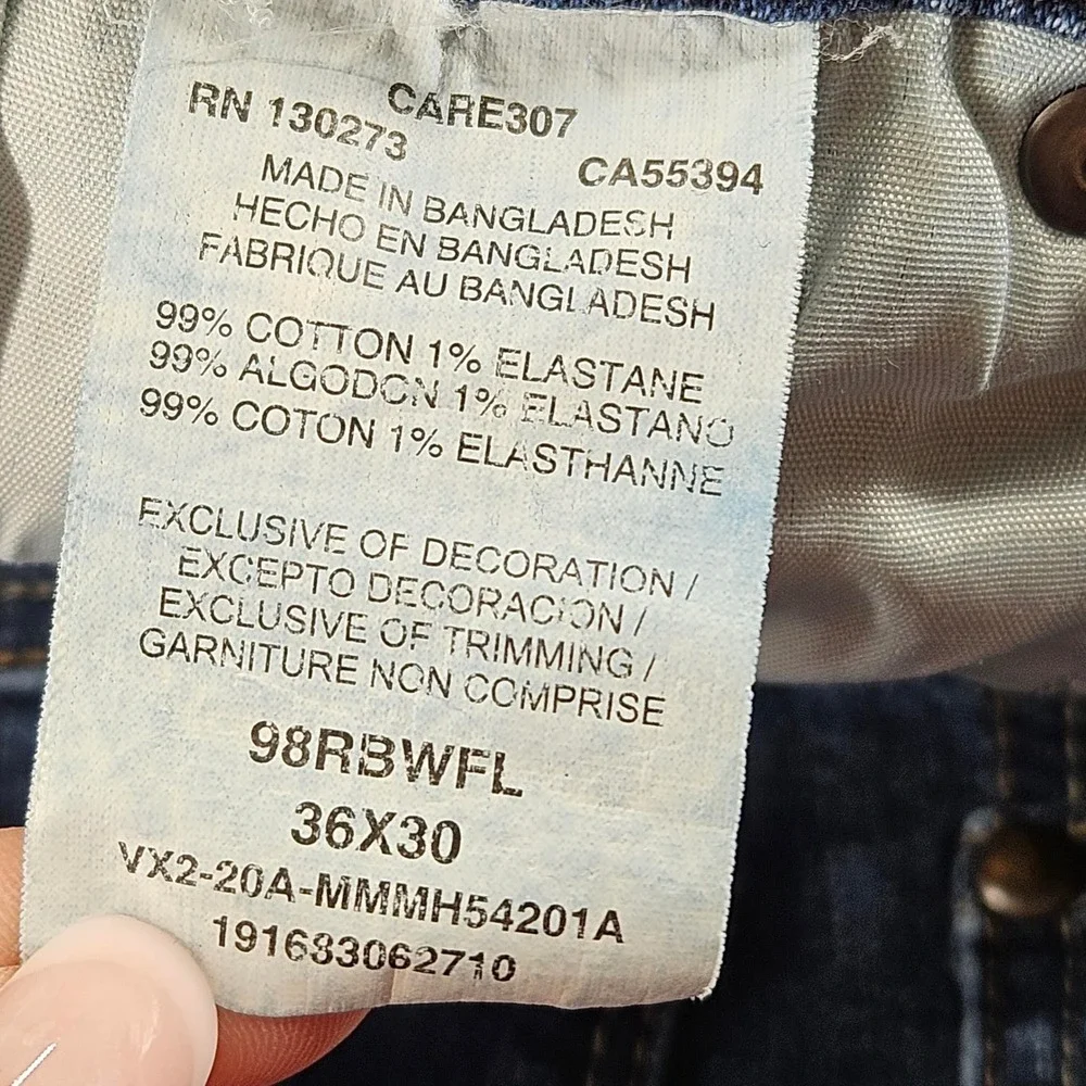 Wrangler measurements waist