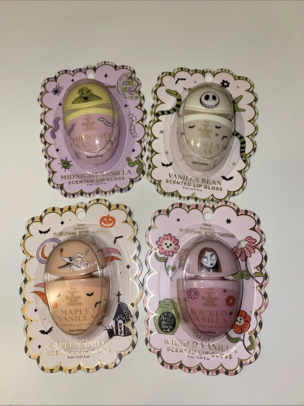 The Nightmare Before Christmas Lip Gloss Set