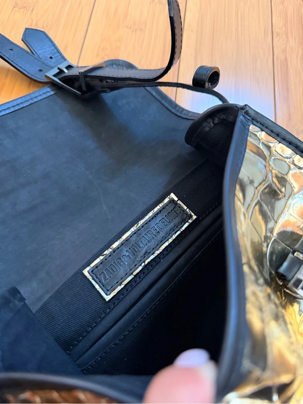 zadig voltaire deluxe stylish gold