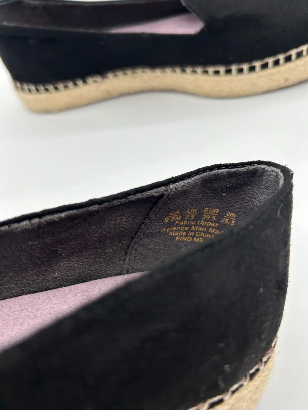 Dr. Scholls black canvas