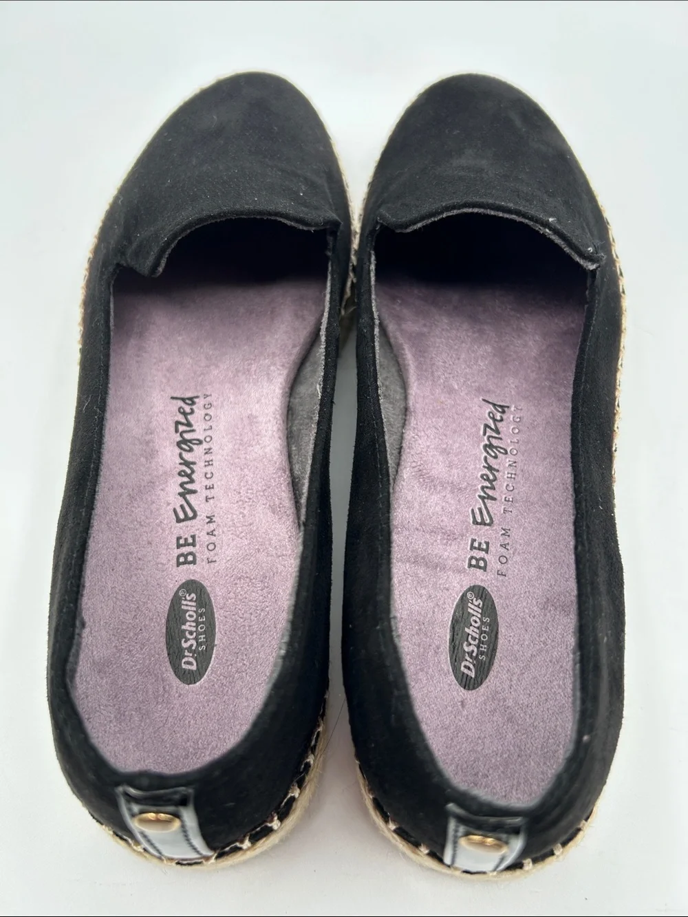 Dr. Scholls black canvas
