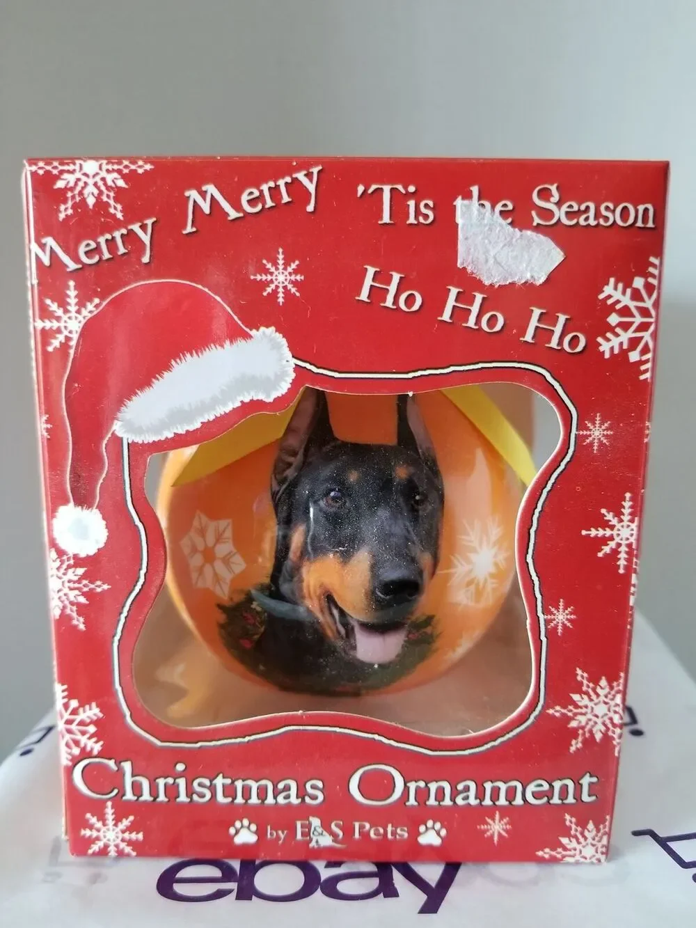 Dog Ornament - E&S Pets - Doberman 3