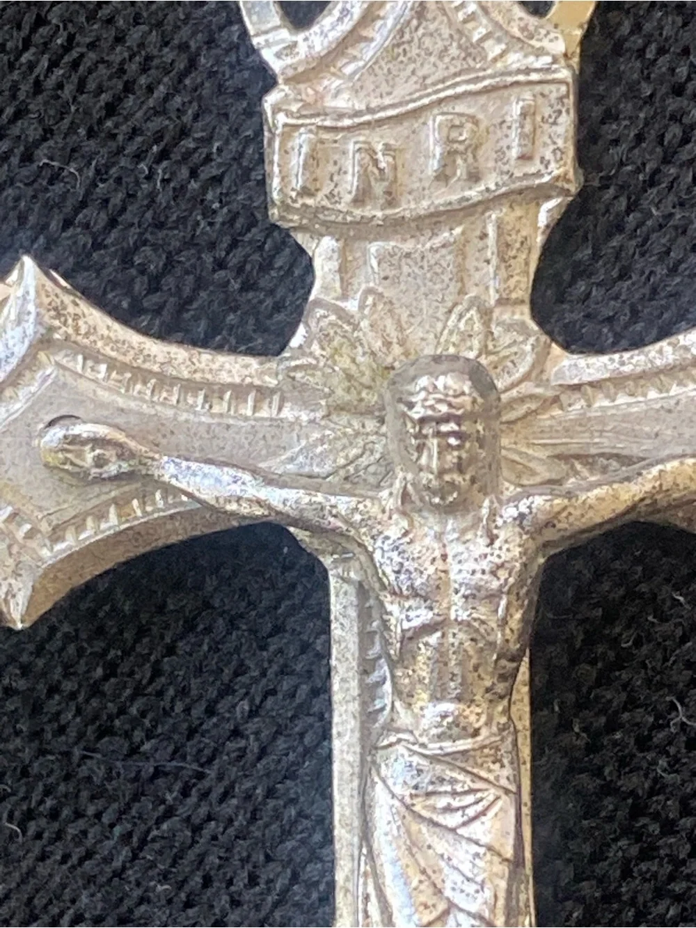 Rosary sterling crucifix