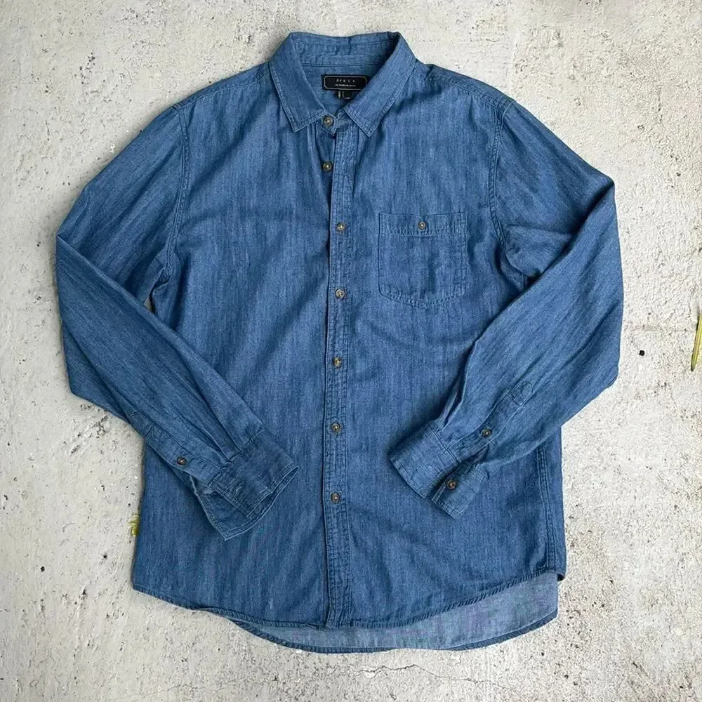 21 Men  denim shirt