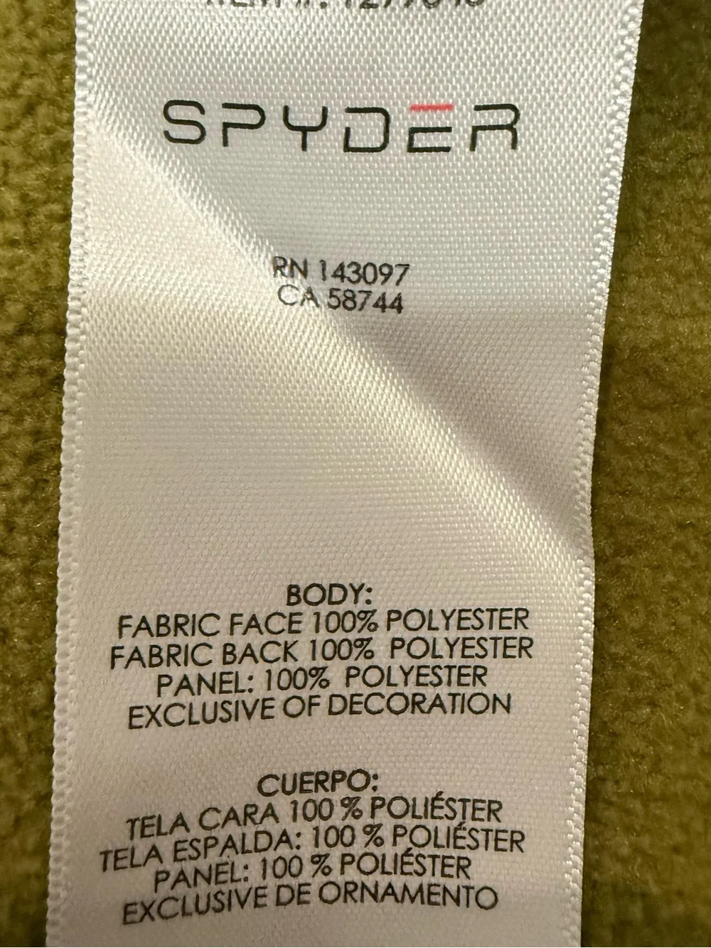Spyder side jordan pullover