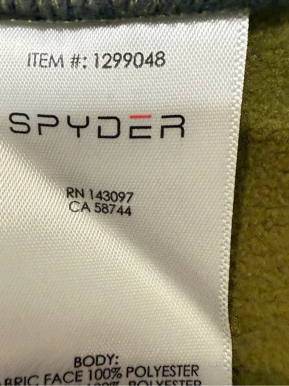 Spyder inches pre everyday