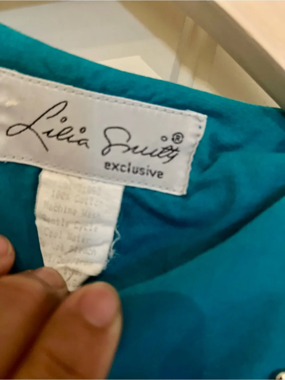 Lilia Smitty bright teal