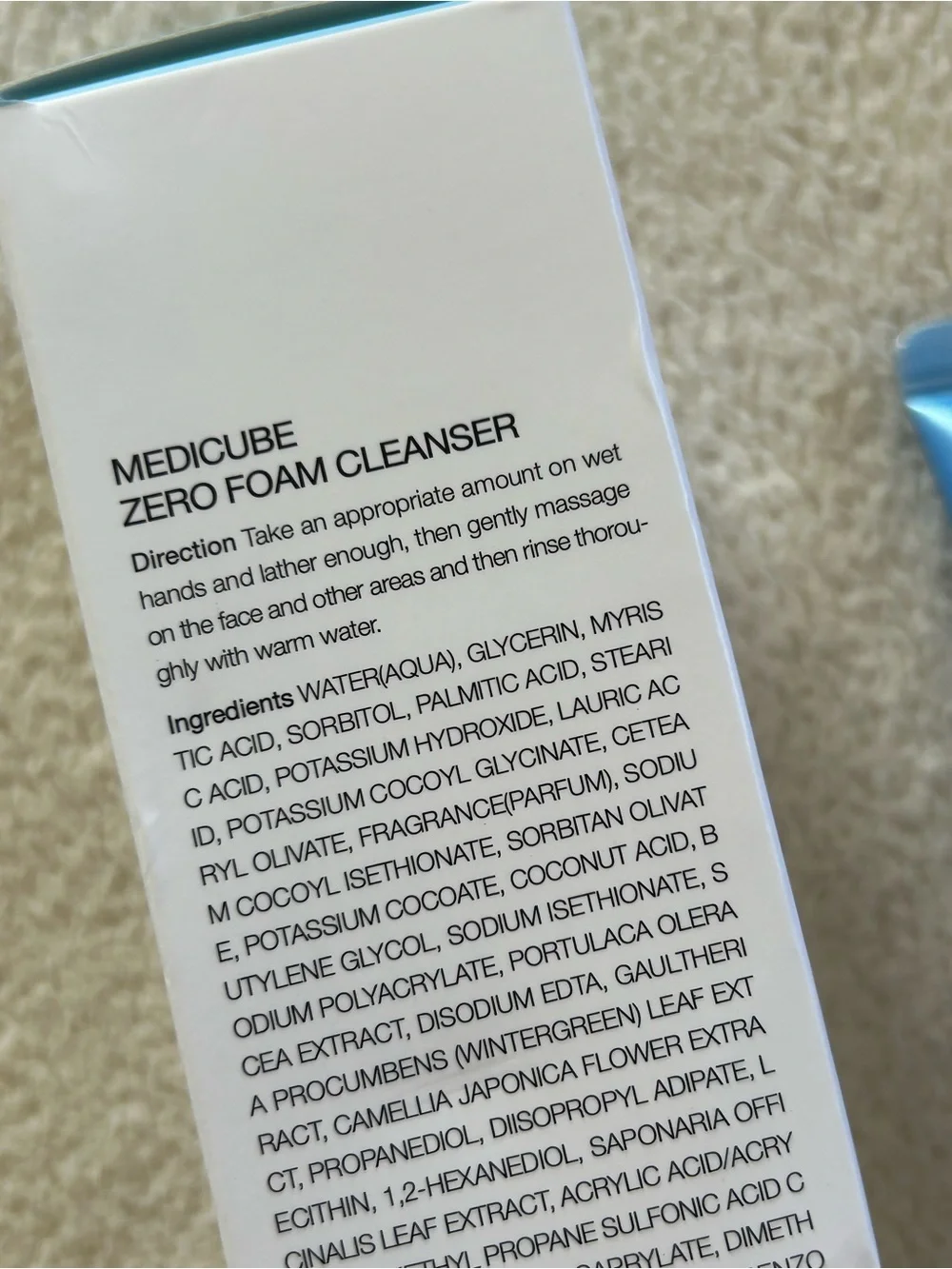 Medicube zero foam