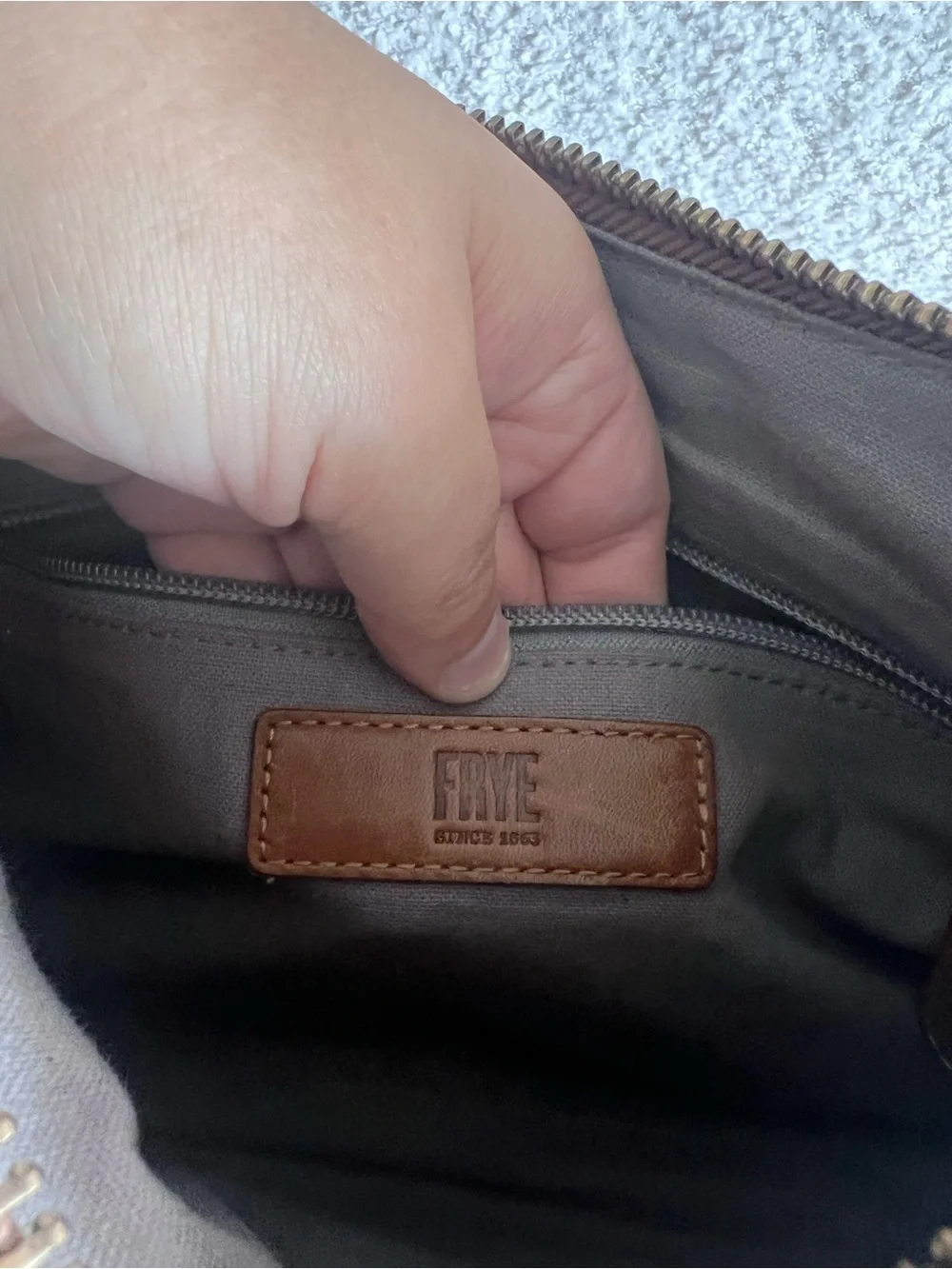 Frye melissa zip