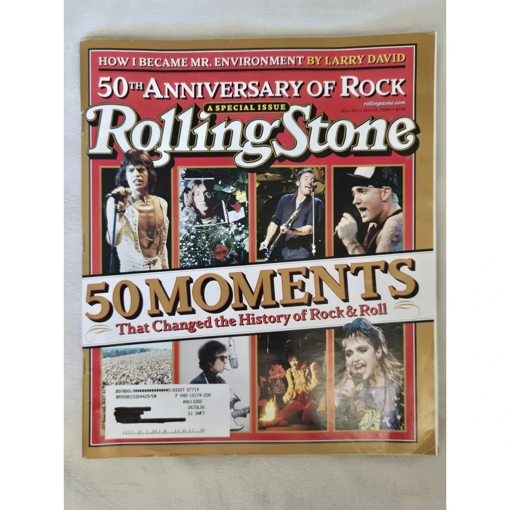 Rolling Stone Magazine June 2004 50 Moments History of Rock‎ and Roll Issue 951