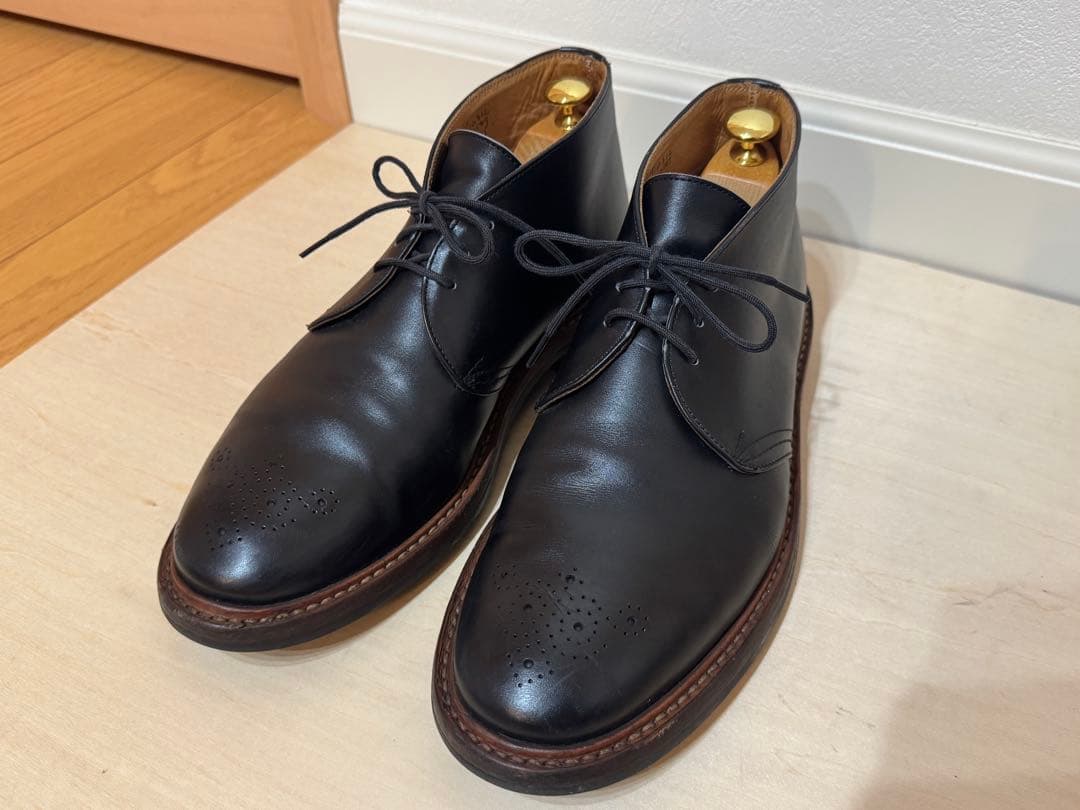 Tricker's Chukka Boots Medallion 26.5cm UK8