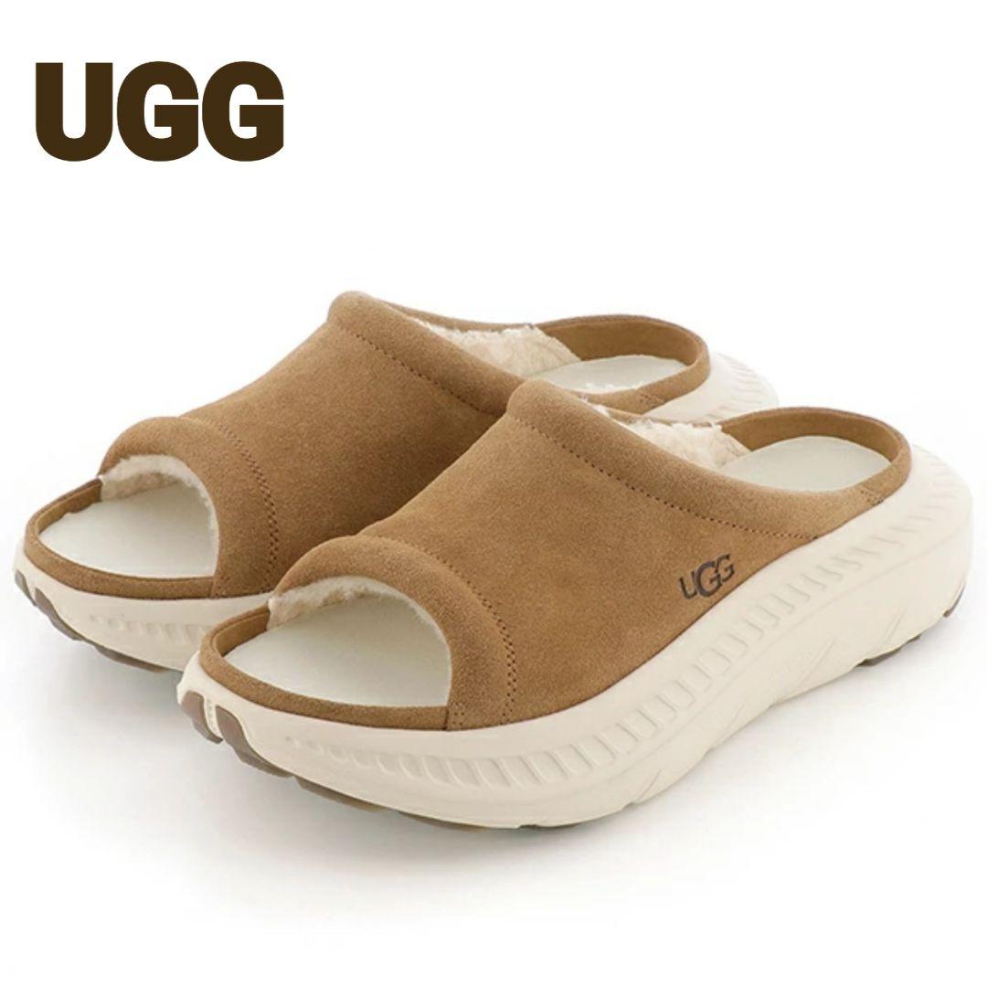 UGG Australia M CA805 V2 SLIDE Platform Fur Sandals