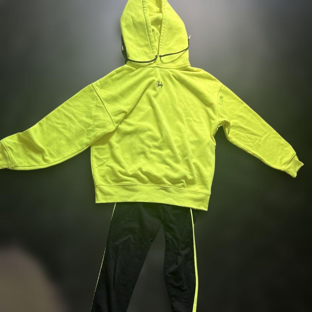 Price Drop!! Rady Fluorescent Yellow Hooded Sweatshirt Set-Up