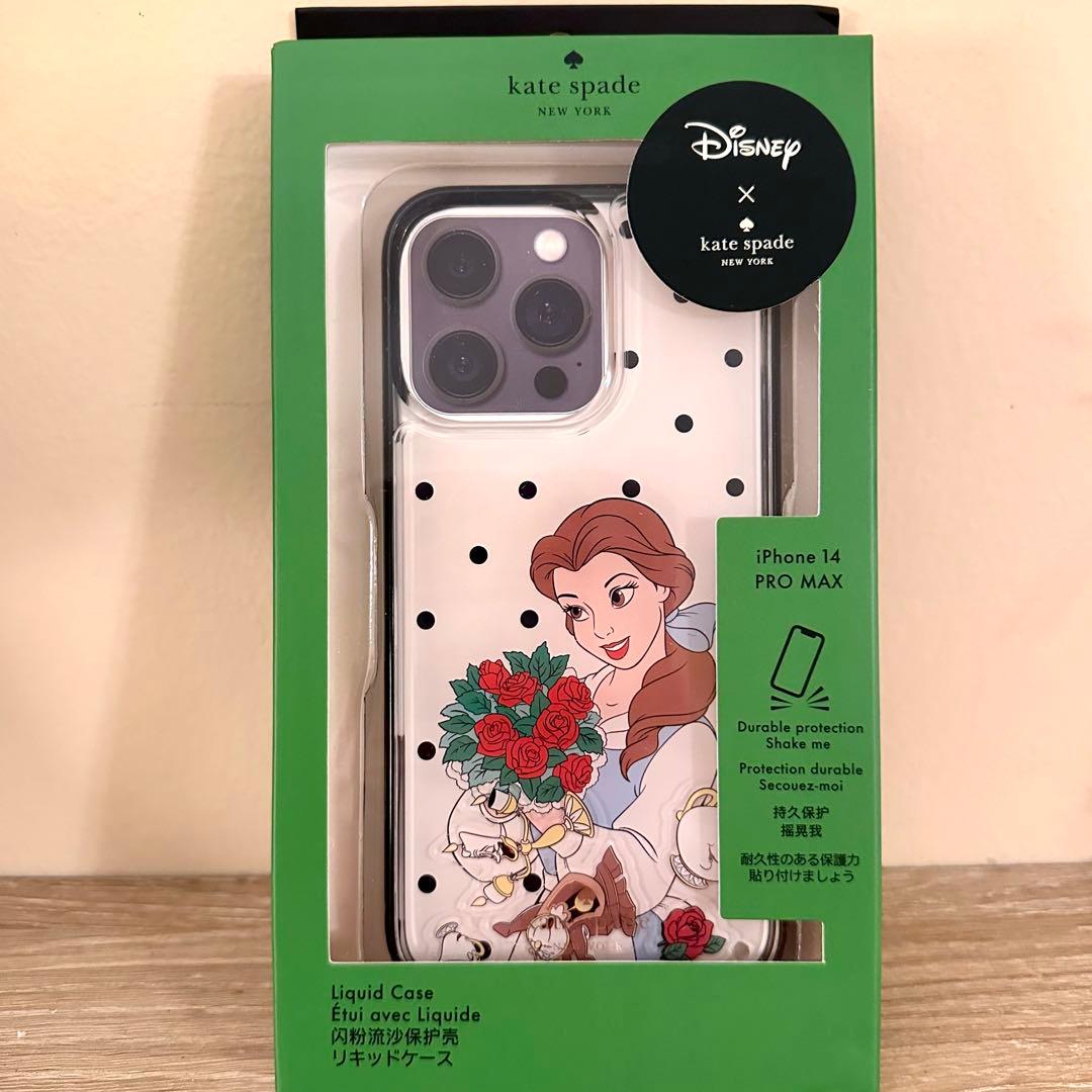 New, Unused: Kate Spade iPhone 14 Pro Max Case - Popular Disney Belle