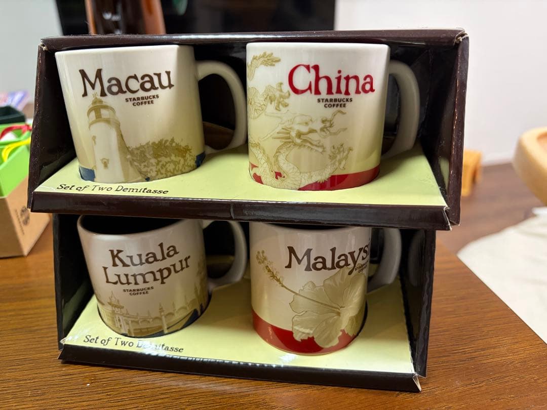 Starbucks Demitasse Cup Set - Malaysia/China Set