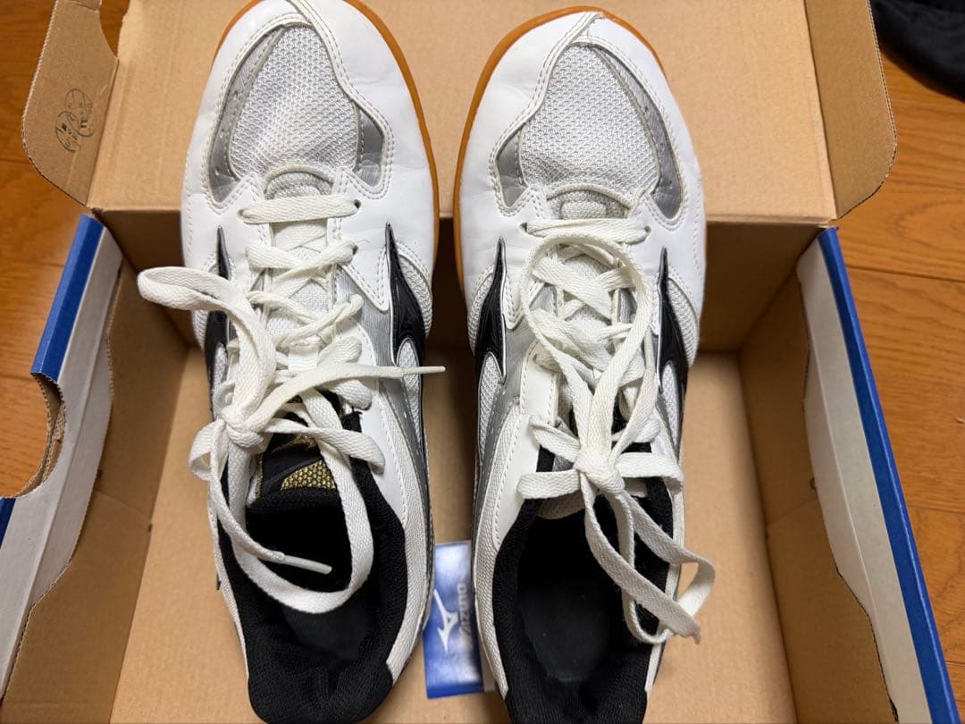 Crossmatch Plio Mizuno Table Tennis Shoes 26.0cm White/Black