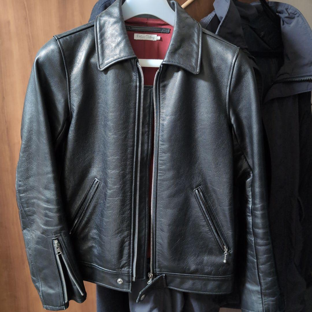 Deluxe Clothing Single Rider's Jacket - Size S - Black