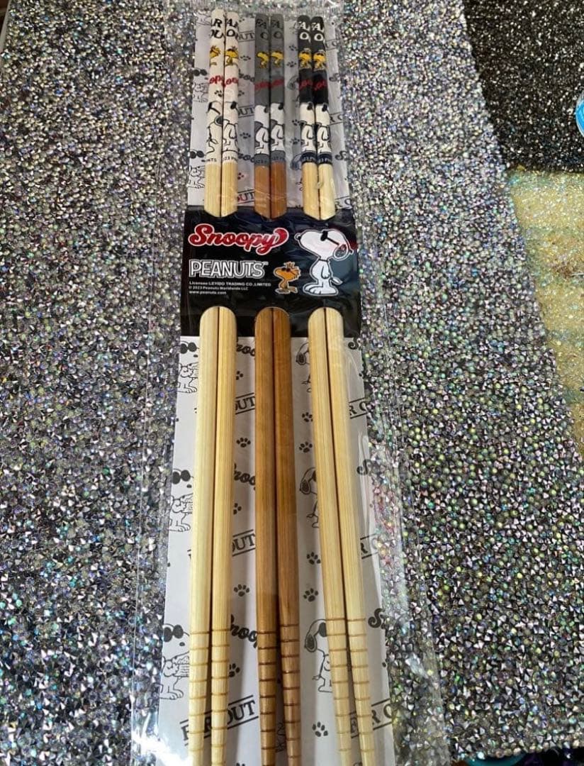 Snoopy Wooden Cooking Chopsticks, Set of 3
