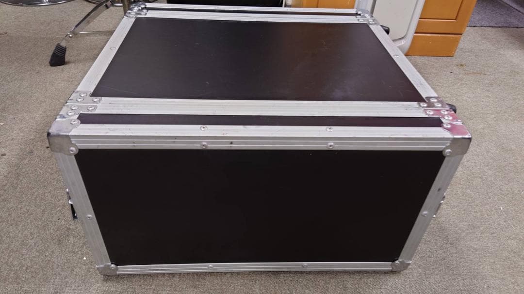 Audio Equipment 6U Rack Case Black 48cm Depth