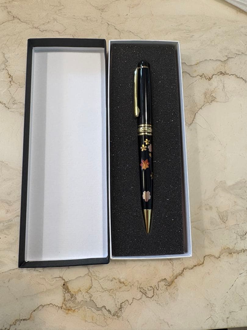 【New】Sakurai Lacquerware Ballpoint Pen - Hana Nuri