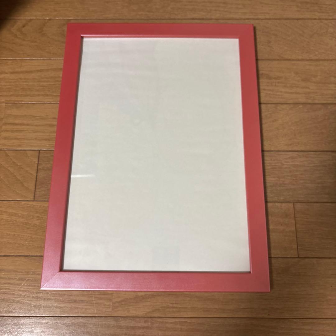 Picture Frame, Pink (Height 40.2cm, Width 29.5cm, Depth 1.2cm)