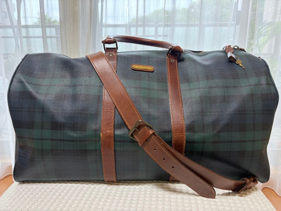 【Price Reduction】Ralph Lauren Extra Large Boston Bag with Lock and Belt, 62cm