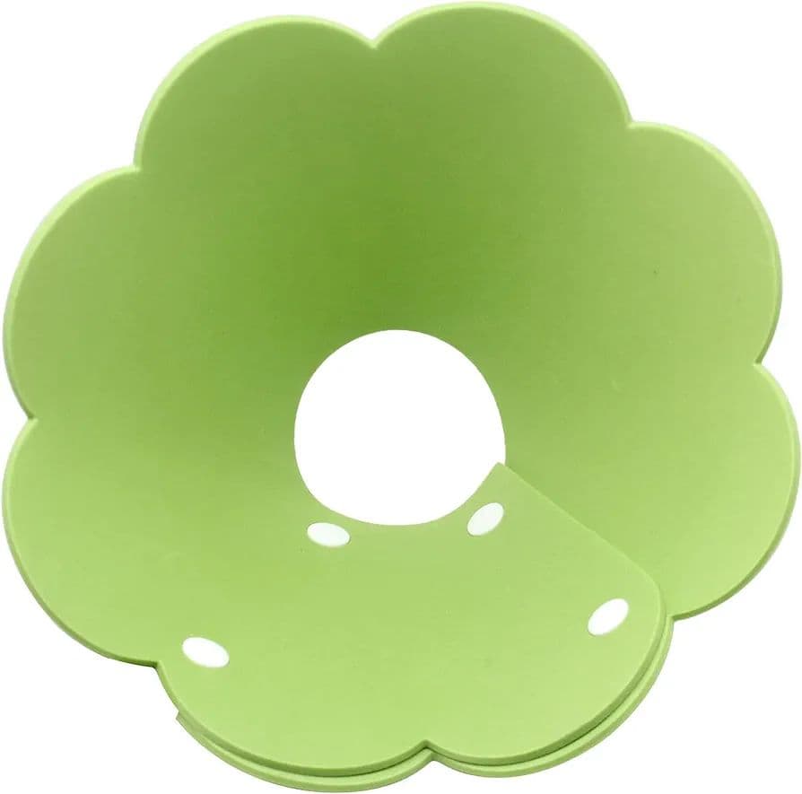 Alien Pet Elizabeth Collar for Cats and Dogs, Soft, XS, Green