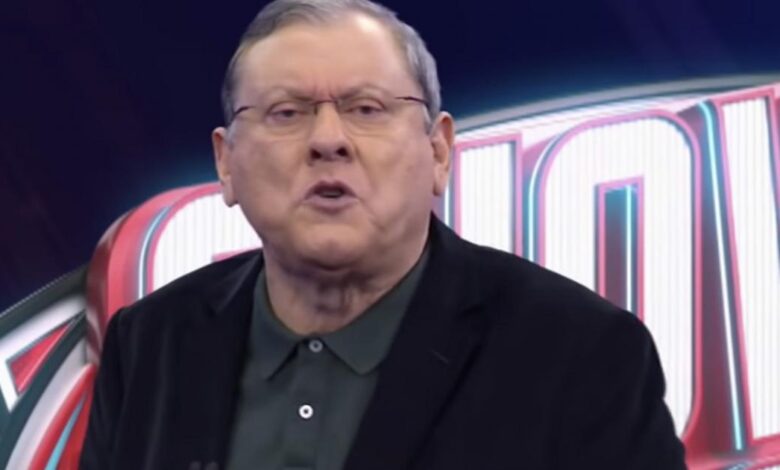 Milton Neves reclama ao vivo e critica atraso de Cátia Fonseca na Band