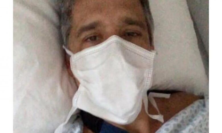 Márcio Garcia vai parar em hospital e precisa de cirurgia após empurrar uma mesa