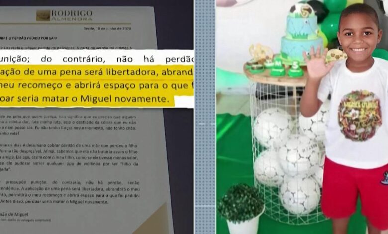 Mãe de menino morto ao cair de prédio no Recife desabafa: ‘perdoar seria matar o Miguel novamente’