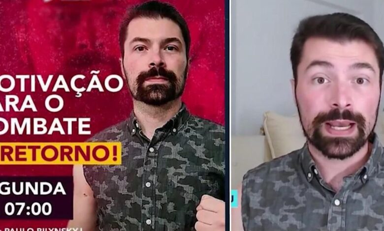 Paulo Bilynskyj sobre crime durante live com alunos: ‘escorreguei no meu próprio sangue’