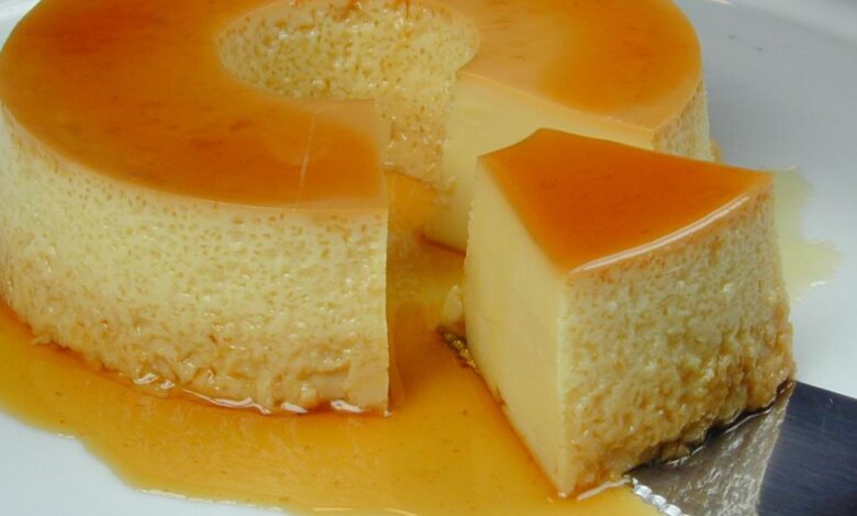 Receita de pudim sem leite condensado nem gelatina