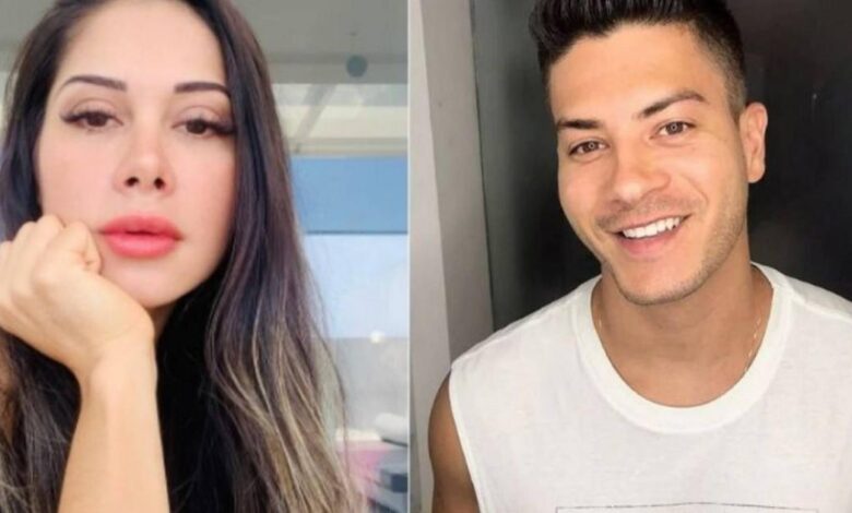 Mayra Cardi é proibida de falar o nome do ex-marido Arthur Aguiar: ‘intimada’