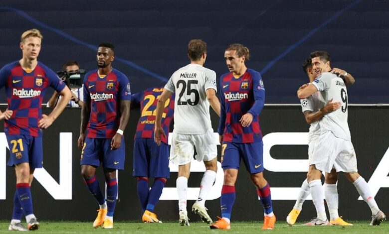 5 jogos da Uefa Champions League com maior diferença de gols