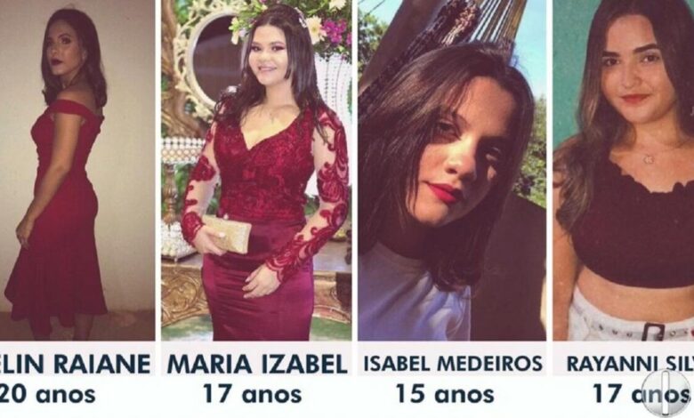 Acidente tira a vida de 4 moças, entre 15 e 20 anos, que viajam para comemorar 1º emprego