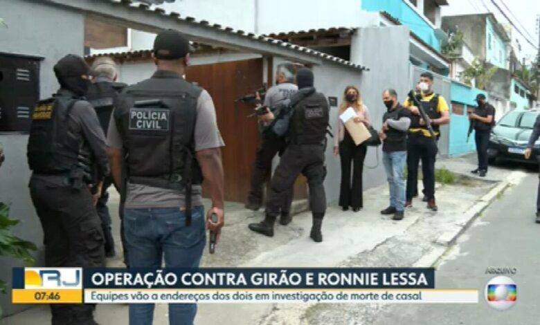 Polícia Civil e MPRJ fazem buscas em endereços de Ronnie Lessa e do ex-vereador Cristiano Girão
