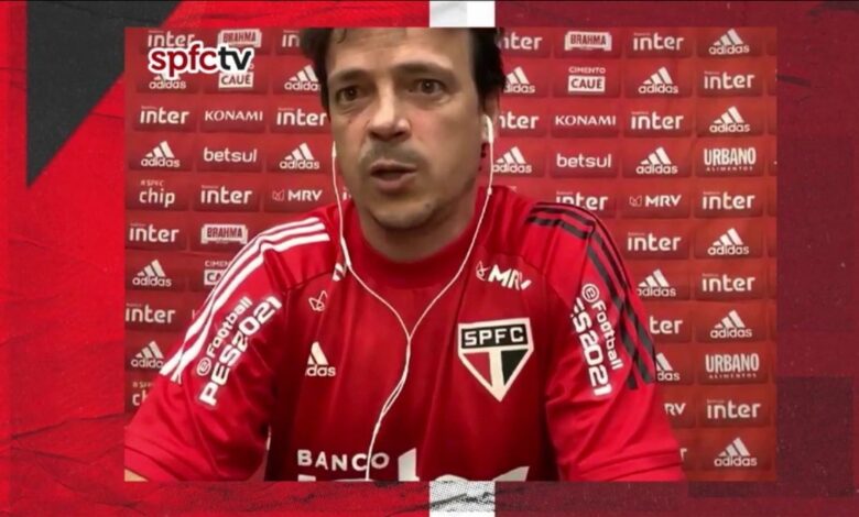 Fernando Diniz defende Tiago Volpi no São Paulo e desabafa sobre “massacre” a Gabriel Sara