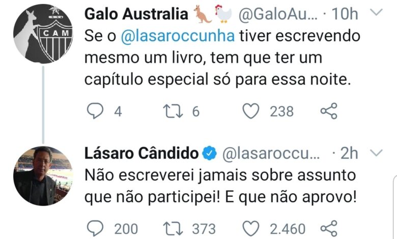 Vice do Atlético-MG nega ter participado de negociações com Thiago Neves: “Não aprovo”