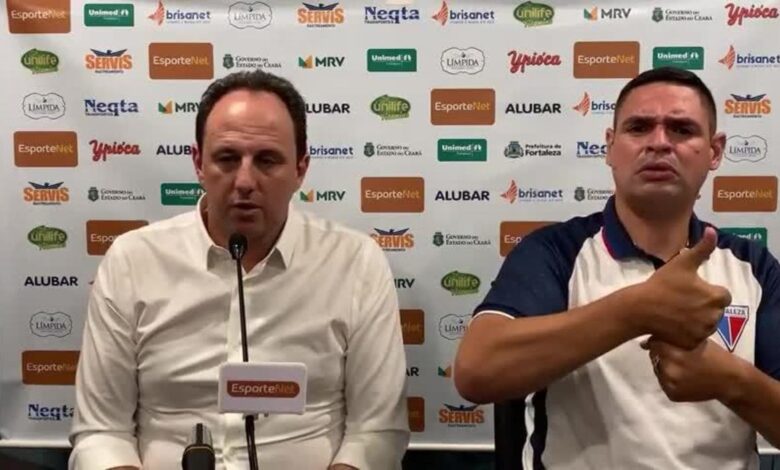 “Muita alma, muito coração”, comemora Ceni após triunfo do Fortaleza contra Inter
