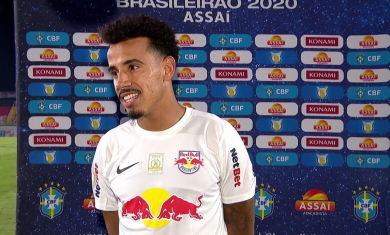 Lucas Evangelista vibra com golaço e triunfo do Bragantino sobre Ceará: “Time inteiro se entregou”