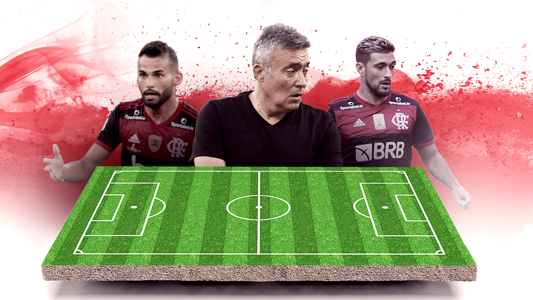 VC Escala: monte o Flamengo para jogo com Palmeiras | Flamengo | ge.globo