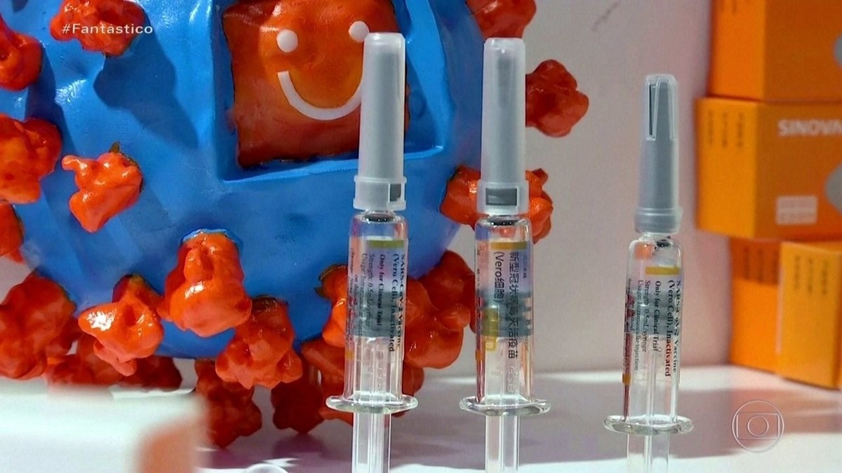 Exclusivo: Fantástico entra na fábrica da Coronavac, na China; Veja imagens